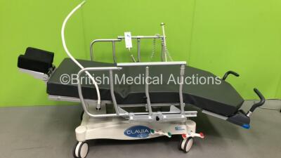 BMB Medical Clavia Line Minor Ops Table/Stretcher with Mattress,Side Rails and Controller (Powers Up and Tested Working) *