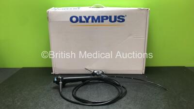 Olympus CYF-240 Video Cystoscope in Case - Engineer's Report : Optical System - No Fault Found, Angulation - No Fault Found, Insertion Tube - No Fault Found, Light Transmission - No Fault Found, Channels - No Fault Found, Leak Check - No Fault Found *2800