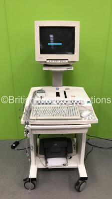 GE Case Stress Test Machine with CAM-14 ECG Leads (HDD REMOVED) ***IR667***