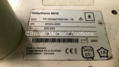 Drager Babytherm 8010 Infant Resuscitaire (Spares and Repairs) - 5