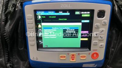 Zoll X Series Monitor/Defibrillator Including ECG, SPO2, NIBP, CO2 and Printer Options with 1 x Sure Power II Battery, 1 x NIBP Cuff and Hose, 1 x 4 Lead ECG Lead, 1 x 6 Lead ECG Lead, 1 x Paddle Lead and 1 x SPO2 Finger Sensor in Carry Bag (Powers Up and - 8