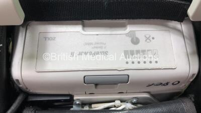 Zoll X Series Monitor/Defibrillator Including ECG, SPO2, NIBP, CO2 and Printer Options with 1 x Sure Power II Battery, 1 x NIBP Cuff and Hose, 1 x 4 Lead ECG Lead, 1 x 6 Lead ECG Lead, 1 x Paddle Lead and 1 x SPO2 Finger Sensor in Carry Bag (Powers Up and - 7