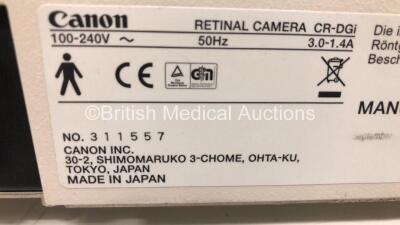 Canon CR-DGi Non Mydriatic Retinal Camera on Table (Powers Up) *GH* - 4