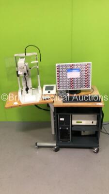 Heidelberg Engineering HRA Spectralis OCT System Rev 1.6.0.0 with Monitor,Keyboard and CPU (Powers Up) * SN Spec-Cam-01935-S1300 * * Mfd June 2009 *