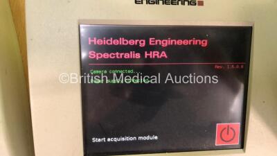 Heidelberg Engineering HRA Spectralis OCT System Rev 1.6.0.0 with Monitor,Keyboard and CPU (Powers Up) * SN Spec-Cam-01935-S1300 * * Mfd June 2009 * - 4