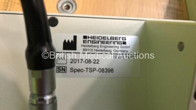 Heidelberg Engineering HRA Spectralis OCT System Rev 1.6.0.0 with Monitor,Keyboard and CPU (Powers Up) * SN Spec-Cam-01935-S1300 * * Mfd June 2009 * - 8