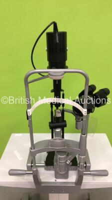 Haag-Streit BQ 900 900.2.1.93140 Slit Lamp with 2 x Eyepieces, 1 x Haag-Streit AT 900 Tonometer on Motorized Table (Powers Up) - 7