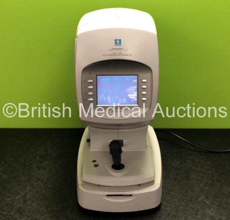 Nidek RKT-7700 Auto Ref/Kerato/Tonometer *Mfd - 2007* with Printer Options (Powers Up with Damaged Controller)