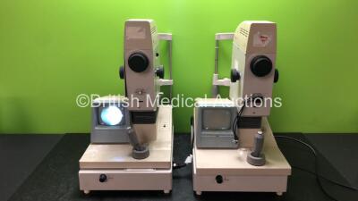 2 x Canon CR-DG1 Non Mydriatic Retinal Camera ( Both Power Up, Damage to Casing and Missing Lens, *See Photos*) *GH*