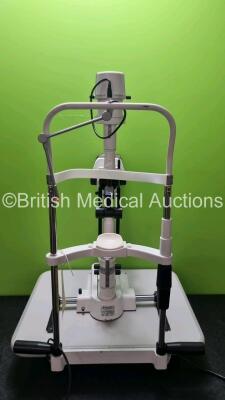 Keeler SL-40H Slit Lamp with 2 x 12.5 Eyepieces, Lens and Chin Rest on Table Top (Powers Up with Good Bulb) *SN04020023* - 7