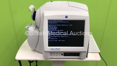 Zeiss Cirrus HD-OCT Spectral Domain Technology Model 400 on Motorised Table with Keyboard (Powers Up - Hard Drive Removed) - 2