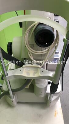 TopCon TRC-50DX Retinal Camera with Leads and Accessories on Table (Powers Up) - 7