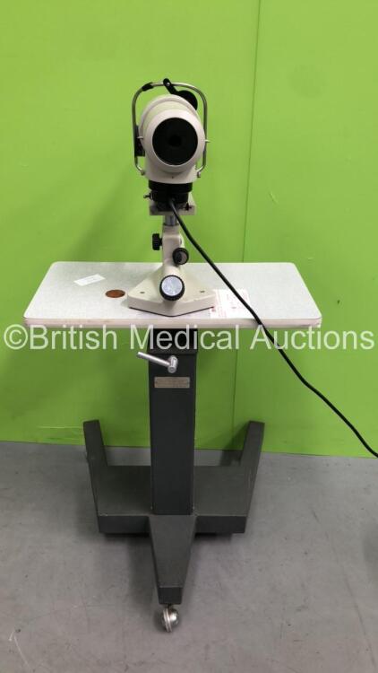 Unknown Make of Non Contact Tonometer on Table (Powers Up)