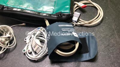 Zoll X Series Monitor/Defibrillator Including ECG, SPO2, NIBP, CO2 and Printer Options with 1 x Sure Power II Battery, 1 x NIBP Cuff and Hose, 1 x 4 Lead ECG Lead, 1 x 6 Lead ECG Lead, 1 x Paddle Lead and 1 x SPO2 Finger Sensor in Carry Bag (Powers Up and - 8