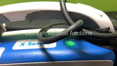 Zoll X Series Monitor/Defibrillator Including ECG, SPO2, NIBP, CO2 and Printer Options with 1 x Sure Power II Battery, 1 x NIBP Cuff and Hose, 1 x 4 Lead ECG Lead, 1 x 6 Lead ECG Lead, 1 x Paddle Lead and 1 x SPO2 Finger Sensor in Carry Bag (Powers Up and - 9