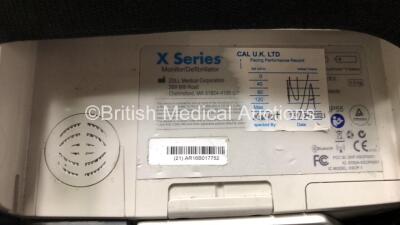 Zoll X Series Monitor/Defibrillator Including ECG, SPO2, NIBP, CO2 and Printer Options with 1 x Sure Power II Battery, 1 x NIBP Cuff and Hose, 1 x 4 Lead ECG Lead, 1 x 6 Lead ECG Lead, 1 x Paddle Lead and 1 x SPO2 Finger Sensor in Carry Bag (Powers Up and - 7