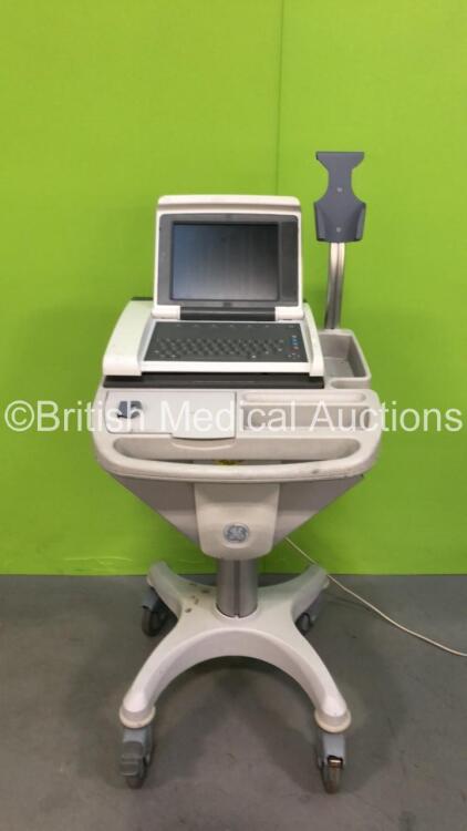 GE MAC 5000 ECG Machine on Stand (Powers Up)