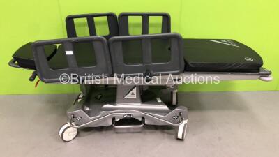 Anetic Aid QA4 Surgical Hydraulic Patient Trolley with Cushions (Hydraulics Tested Working)