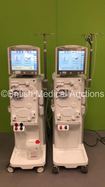 2 x Nipro Corporation Surdial X Dialysis Machines Version 1.506 with Hoses (Both Power Up) *Mfd 2017/ 2018*