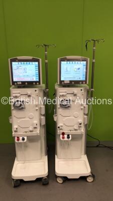 2 x Nipro Corporation Surdial X Dialysis Machines Version 1.506 with Hoses (Both Power Up - 1 x with Alarm) *Mfd 2017*