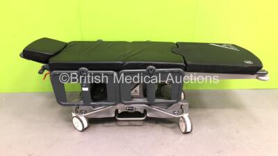 Anetic Aid QA4 Surgical Hydraulic Patient Trolley with Cushions (Hydraulics Tested Working)