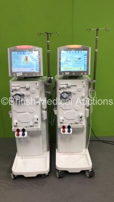 2 x Nipro Corporation Surdial X Dialysis Machines Version 1.506 with Hoses (Both Power Up - 1 x with Alarm) *Mfd 2017*