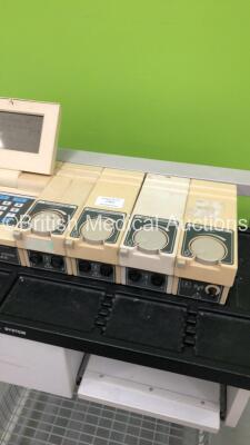 EMS Medi-Link Control Module System with Stimulation Therapy Unit, Interferential Therapy Unit, Ultrasound Dual Frequency Unit and Shortwave Pulsed on Table (Powers Up with Dim Screen) - 5