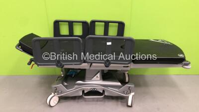 Anetic Aid QA4 Surgical Hydraulic Patient Trolley with Cushions (Hydraulics Tested Working)