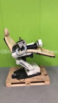 Belmont BEL-7 Electric Dental Chair with Spitoon (Not Power Tested Due to Cut Power Supply)