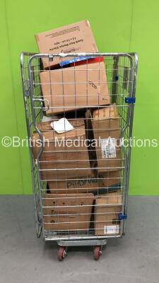 Cage of Consumables Including Waste Bags, Burn Dressings and Head Blocks (Cage Not Included)