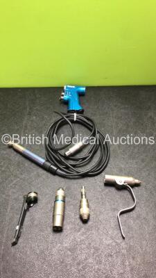 Stryker RemB Set Including 1 x Stryker RemB 6400-099-000 Universal Driver, 1 x Stryker 5100-004-000 Rem Handpiece TPS Cord, 1 x Stryker 4100-062-000 Wire Collect, 1 x Stryker 6400-034-000 Electric Sagittal Saw,1 x Stryker 5100-9 Universal Handswitch 1 x 