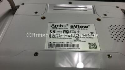 Mixed Lot Including 1 x Welch Allyn Connex Vital Signs Monitor Including SpO2 and NIBP Options (Powers Up with Damage-See Photo) 2 x Masimo Signal Extraction Pulse CO Oximeter Base Units (Both Power Up) 1 x Ambu aView Monitor (Powers Up when Tested with S - 12