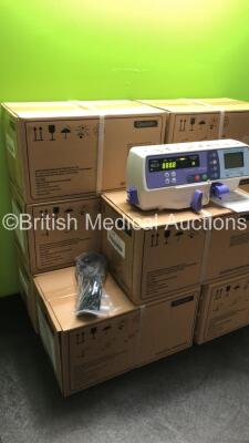 10 x Smiths Medical Graseby 2100 Syringe Pumps *Mfd - 2020* (All Power Up) **Stock Photo Used** - 5