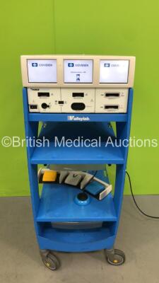 Covidien ForceTriad Electrosurgical /Diathermy Unit Software Version 3.60 on Stand with 2 x Footswitches (Powers Up) *Mfd 01/2008*