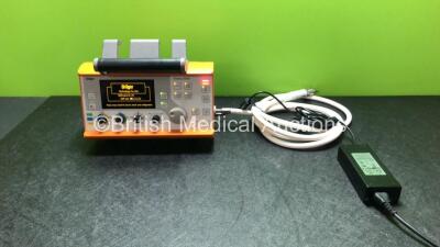 Drager Oxylog 3000 Transport Ventilator Software Version 01.24 with Power Supply and Hose (Powers Up) *SN SRWA-0053*