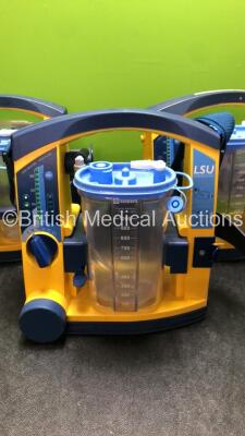 3 x Laerdal LSU Suction Units with 3 x Cups (All Power Up) - 2