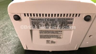 Mixed Lot Including 1 x Laerdal LSU Suction Unit (Powers Up with Missing Cup and Cracked Casing-See Photo) 1 x Masimo Radical 7 Signal Extraction Pulse CO Oximeter with Base Unit (Powers Up) 1 x Welch Allyn Spot Vital Signs LXi Patient Monitor (Spares and - 7