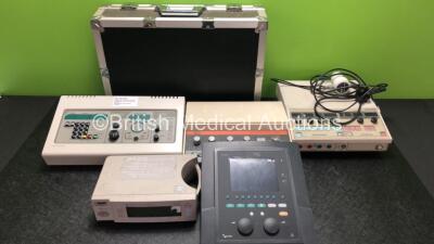 1 x Shrewsbury Medical Combined Therapy Unit with Transducer in Case (Draws Power with Blank Screen) 1 x Chattanooga Intelect 780 Interferential Unit, 1 x Uniphy Phyaction 1 Therapy Unit, 1 x Enraf Nonius Sonopuls 464 Therapy Unit and 1 x Nellcor Puritan 