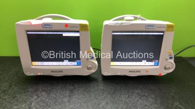 2 x Philips Intellivue MP30 Patient Monitors (Both Power Up) *DE54017290 / DE54017268*150