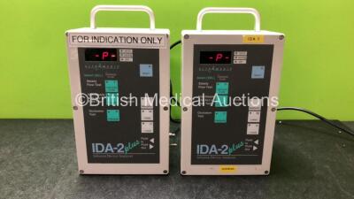 2 x Ultramedic IDA-2 Plus Infusion Device Analyzers (Both Power Up with Damage-See Photos)