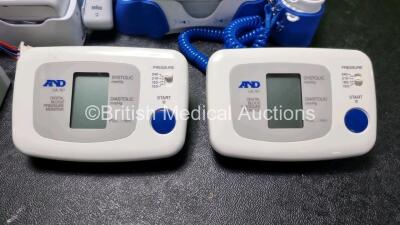 Mixed Lot Including 6 x Covidien Tympanic Thermometers with Base, 1 x Philips Rechargeable Battery, 43 x Welch Allyn PRO 6000 Ear Thermometers and 4 x and Blood Pressure Monitors - 4