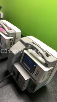 2 x Philips IntelliVue MP30 Patient Monitors (Both Power Up, 1 x Scratch On Screen, See-Photo) and 2 x IntelliVue X2 Handheld Patient Monitors with ECG, SpO2, NBP, Press and Temp Options (Both Power Up) - 9