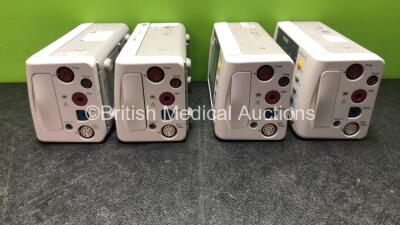 4 x IntelliVue X2 Handheld Patient Monitors Including ECG, SpO2, NBP, Press and Temp Options with 4 x Batteries (All Power Up when Tested with Stock Batteries-Batteries Included are Flat) - 3