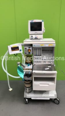 Datex-Ohmeda Aestiva/5 Anaesthesia Machine with Datex-Ohmeda Aestiva SmartVent Software Version 3.5 with Philips IntelliVue MP50 Monitor, Philips IntelliVue G5 Gas Module with Water Trap, Bellows, Absorber and Hoses (Powers Up) *S/N AMRG00504*