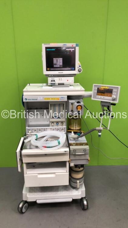 Datex-Ohmeda Aestiva/5 Anaesthesia Machine with Datex-Ohmeda Aestiva 7900 SmartVent Software Version 4.8, Bellows, Absorber and Hoses (Powers Up) *S/N AMRF00506*