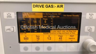 Datex-Ohmeda Aestiva/5 Anaesthesia Machine with Datex-Ohmeda Aestiva 7900 SmartVent Software Version 4.8, Bellows, Absorber and Hoses (Powers Up) *S/N AMRF00506* - 2