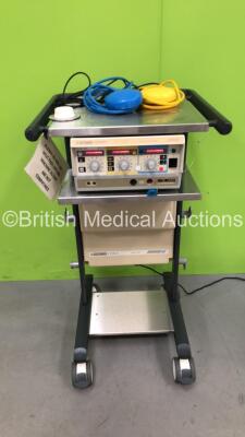 Eschmann TD411RS Minimal Invasive Surgery Unit on Eschmann ST80 Suction Trolley with 2 x Footswitches (Powers Up with Alarm) *4RSB8B1284*