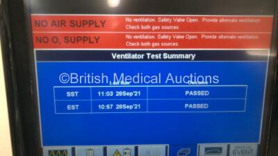 Nellcor Puritan Bennett 840 Ventilator System Software Version 4-070000-85-AN Running Hours 47252 with Hoses (Powers Up) - 2