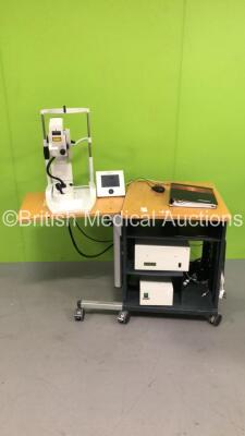 Heidelberg Retina Angiograph 2 System on Table (HDD Removed) *HRA2-KT-00155*