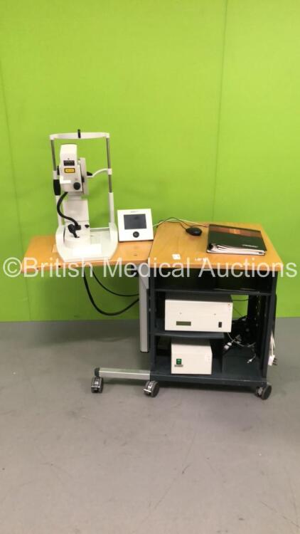 Heidelberg Retina Angiograph 2 System on Table (HDD Removed) *HRA2-KT-00155*